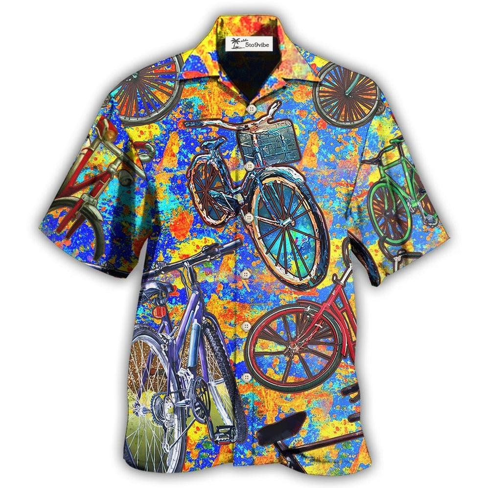 Hawaiian Shirt / Adults / S Bike Love Summer Style Colorful - Hawaiian Shirt 