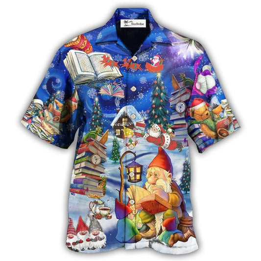 Hawaiian Shirt / Adults / S Book Make Me Happy Merry Christmas - Hawaiian Shirt 
