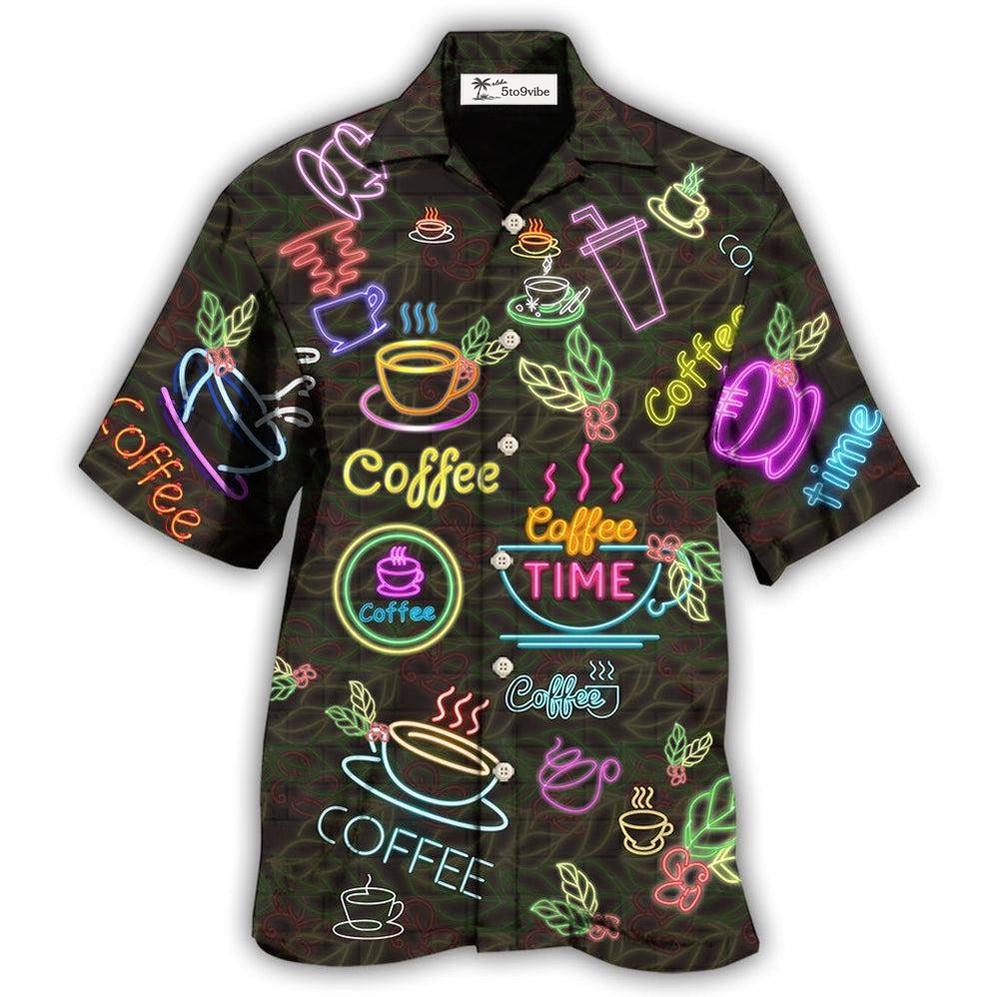 Hawaiian Shirt / Adults / S Coffee Life Begins After Coffee Time - Hawaiian Shirt 