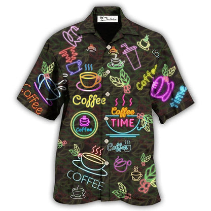Hawaiian Shirt / Adults / S Coffee Life Begins After Coffee Time - Hawaiian Shirt 