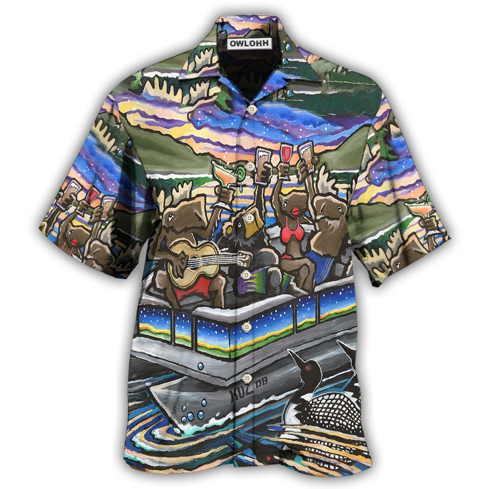 Hawaiian Shirt / Adults / S Pontoon Summer Vibes Party - Hawaiian shirt 