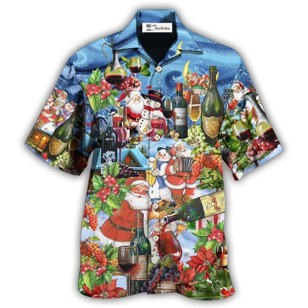 Hawaiian Shirt / Adults / S Wine Life Is Better With A Glass Of Wine - Hawaiian Shirt 