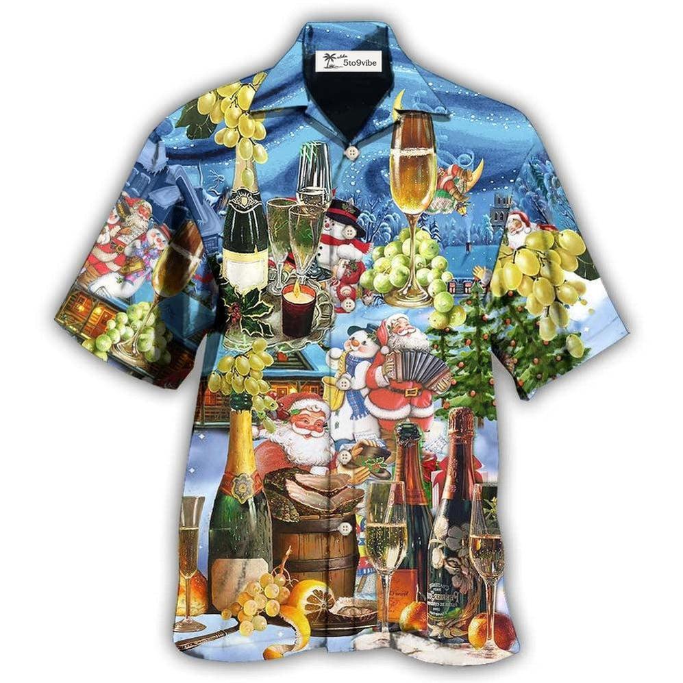 Hawaiian Shirt / Adults / S Wine Lover Green - Hawaiian Shirt 
