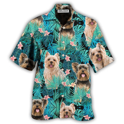 Hawaiian Shirt / Adults / S Yorkshire Terrier Dog Tropical - Hawaiian Shirt 