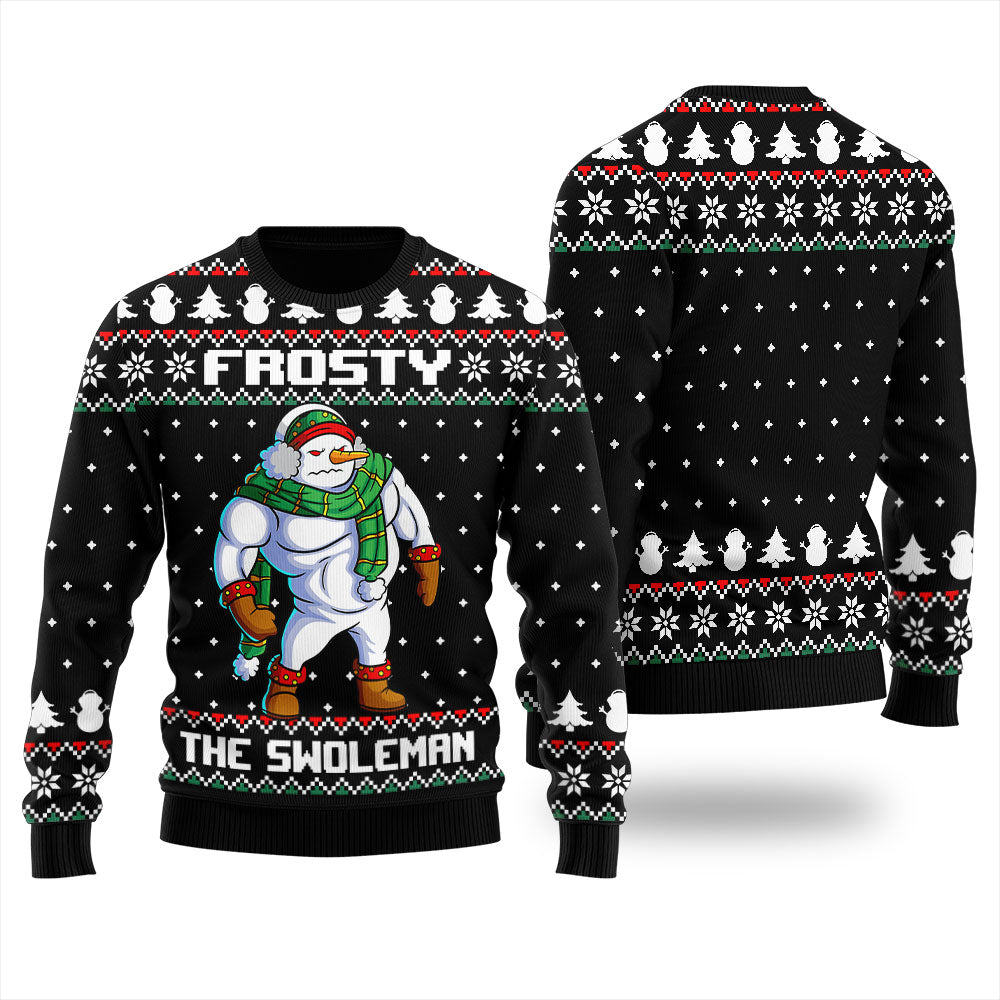 Frosty Swoleman Ugly Christmas Sweater