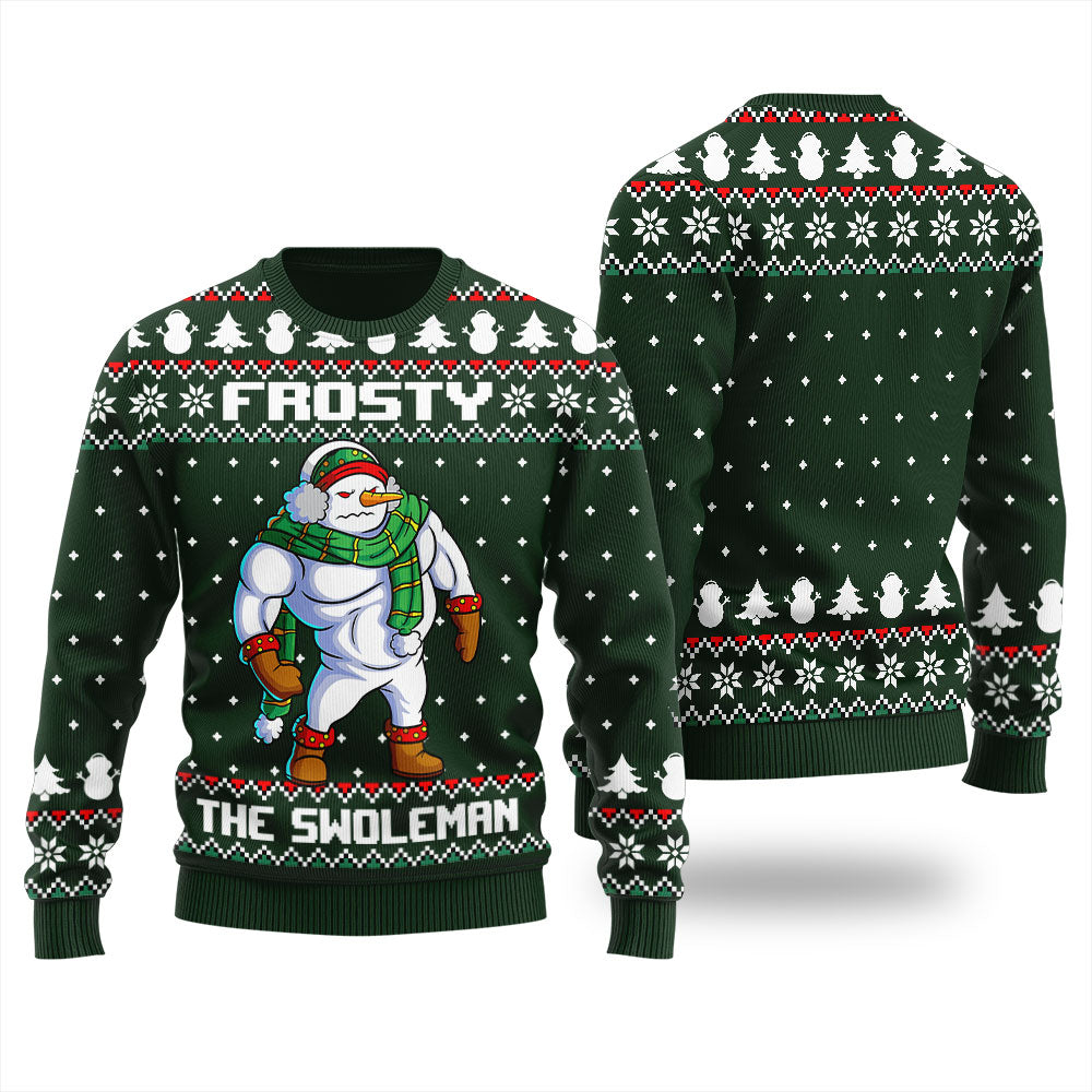 Frosty Swoleman Ugly Christmas Sweater