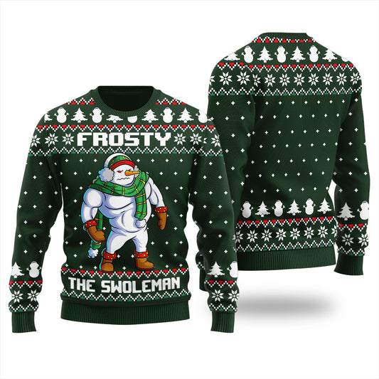 Frosty Swoleman Ugly Christmas Sweater