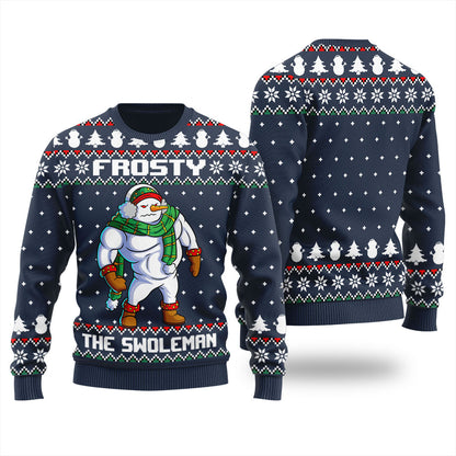 Frosty Swoleman Ugly Christmas Sweater For Women