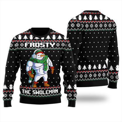 Frosty Swoleman Ugly Christmas Sweater For Women