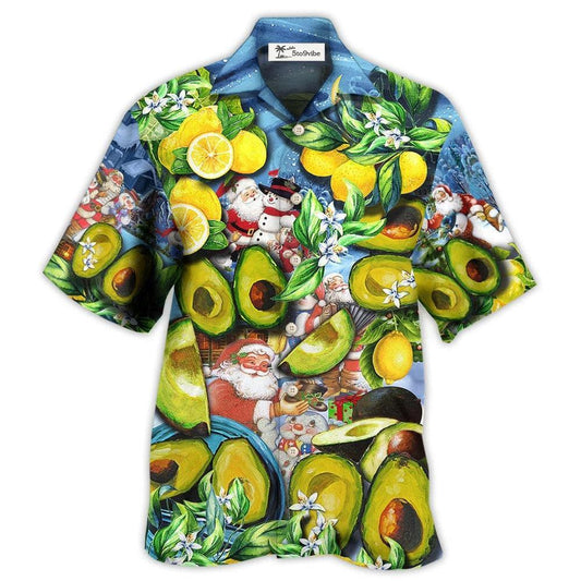 Hawaiian Shirt / Adults / S Fruit Avocado Lemon Summer Time Christmas - Hawaiian Shirt 