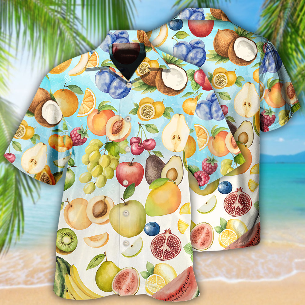 Fruit Summer Good Basic Backgound - Hawaiian shirt 
