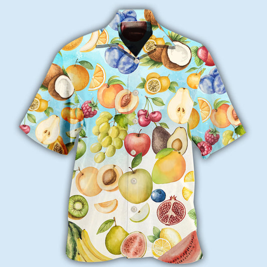 Fruit Summer Good Basic Backgound - Hawaiian shirt 