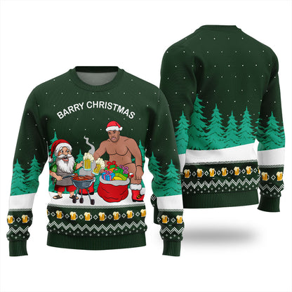 Funny Barry Christmas Ugly Christmas Sweater