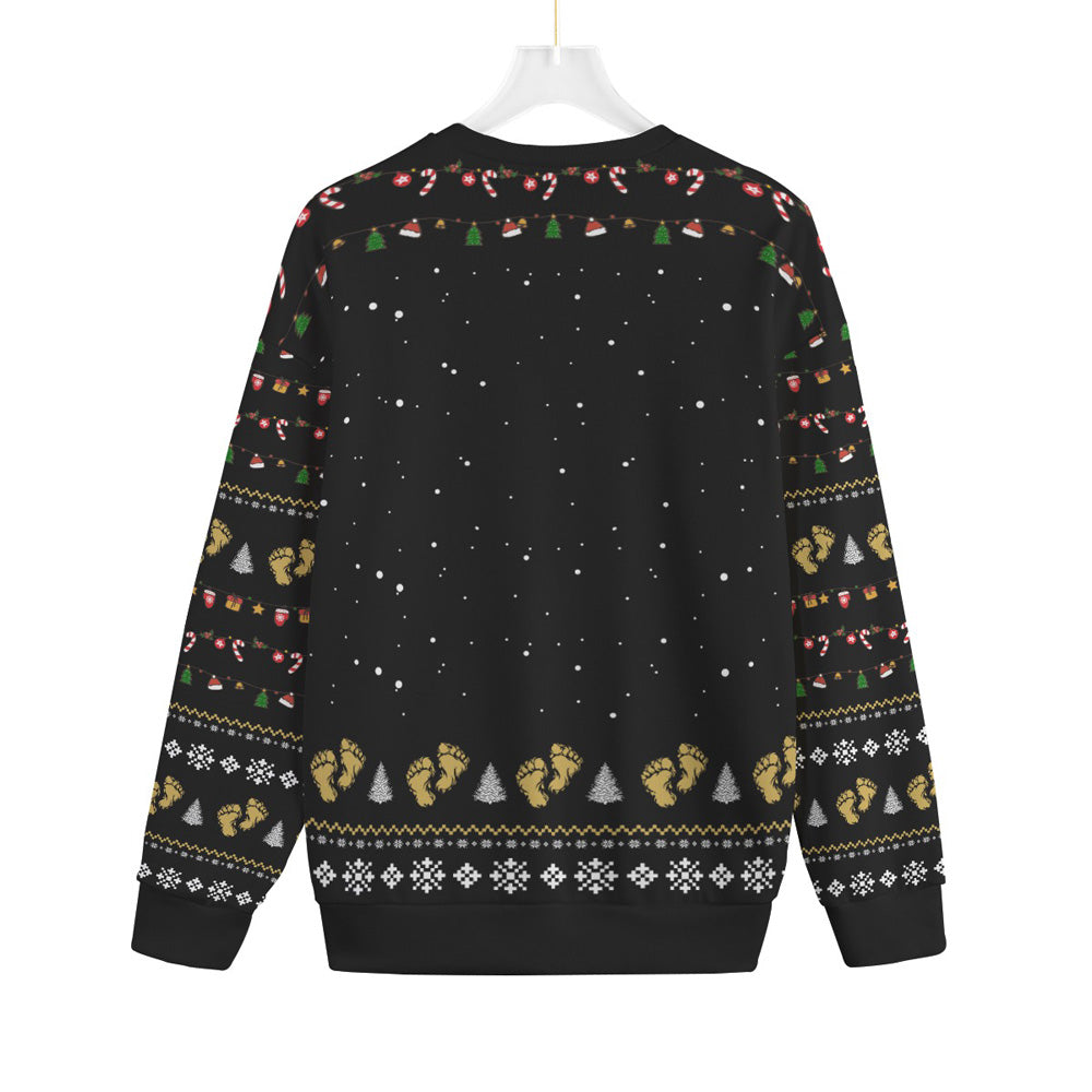 Funny Bigfoot Toilet Women's Plus Size Ugly Christmas Sweater