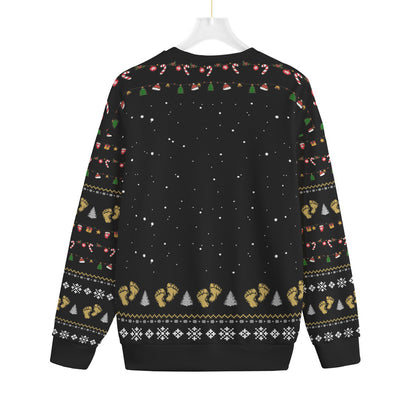 Funny Bigfoot Toilet Women's Plus Size Ugly Christmas Sweater