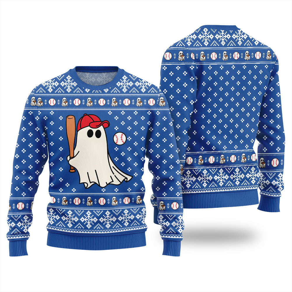 Funny Bowling Game Halloween Xmas Sweater