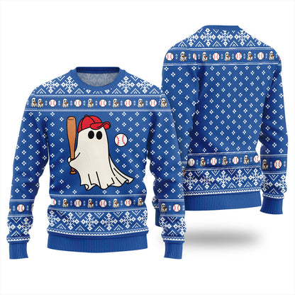 Funny Bowling Game Halloween Xmas Sweater