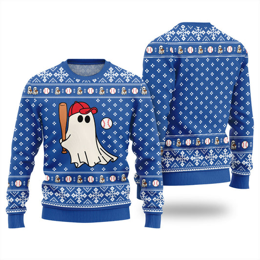 Funny Bowling Game Halloween Xmas Sweater