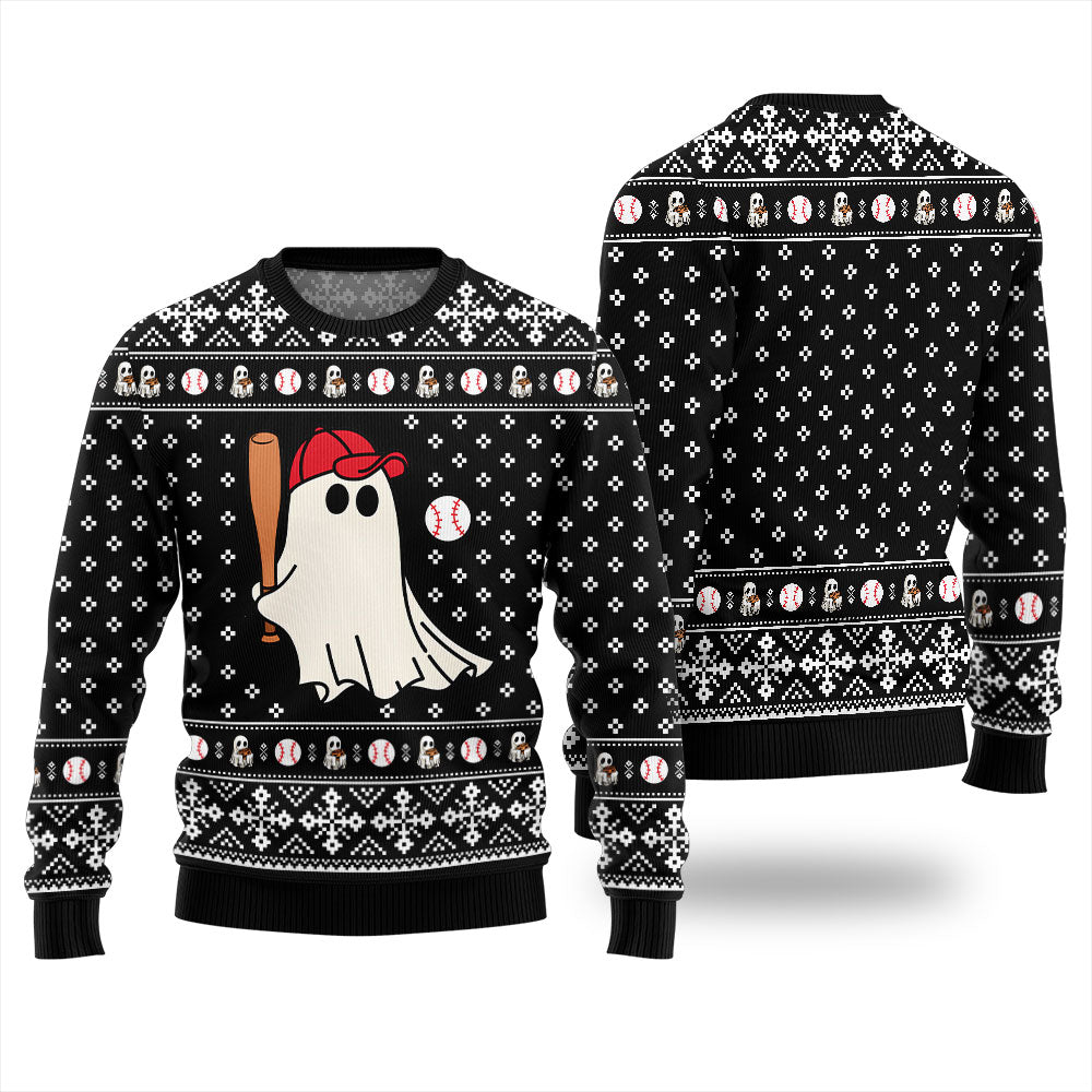 Funny Bowling Game Halloween Xmas Sweater