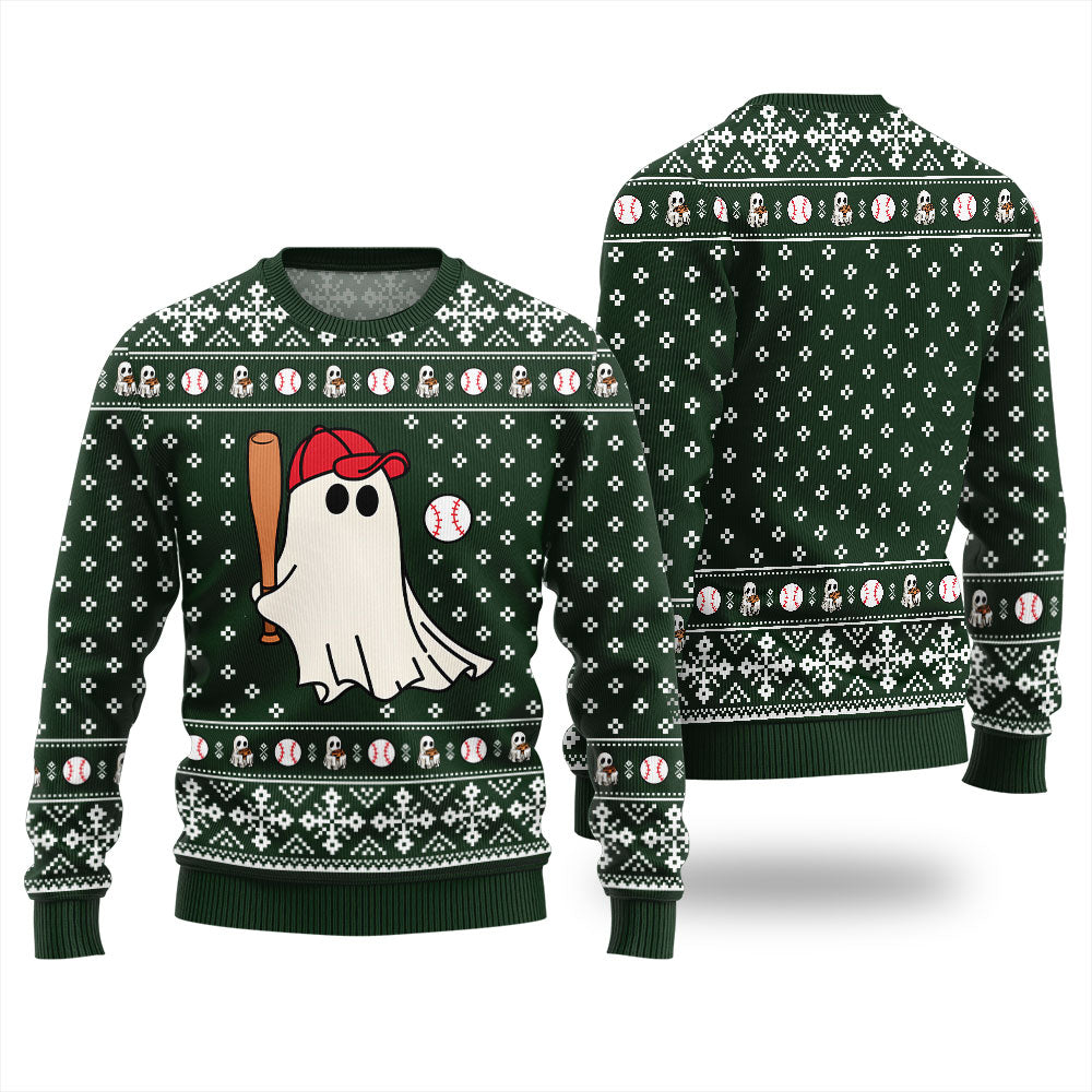 Funny Bowling Game Halloween Xmas Sweater