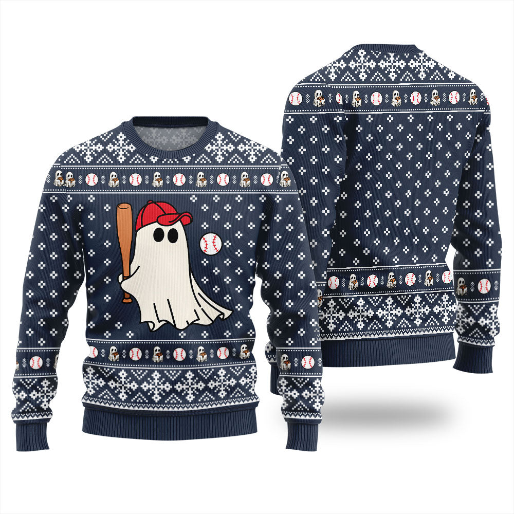 Funny Bowling Game Halloween Xmas Sweater