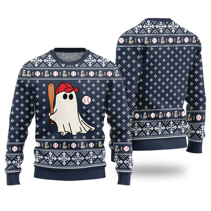 Funny Bowling Game Halloween Xmas Sweater