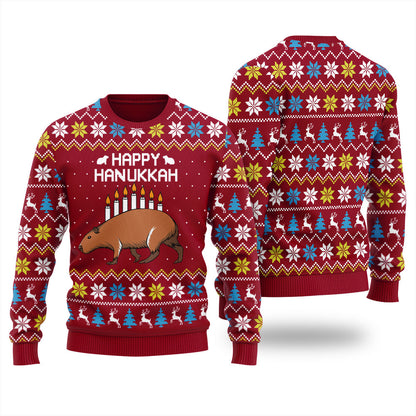 Funny Capybara Men's Ugly Christmas Sweater