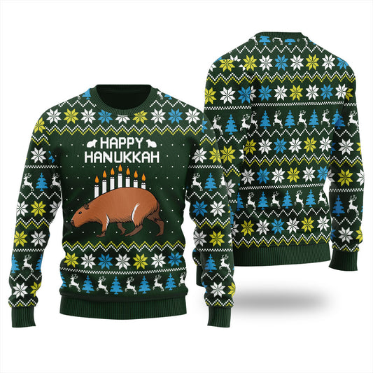 Funny Capybara Men's Ugly Christmas Sweater