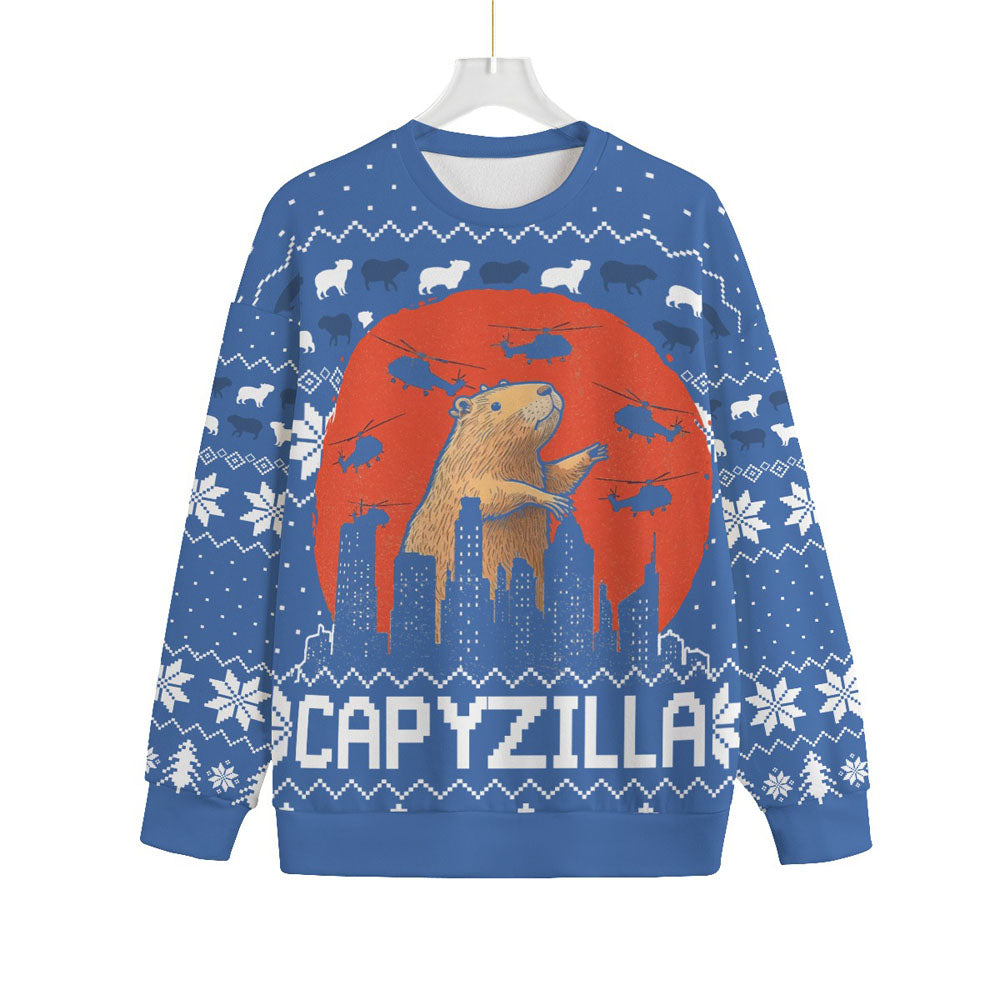 Funny Capybara Plus Size Ugly Sweater For Women