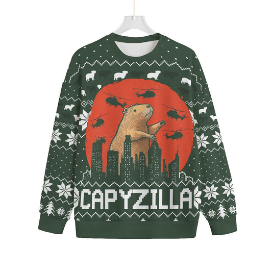 Funny Capybara Plus Size Ugly Sweater For Women