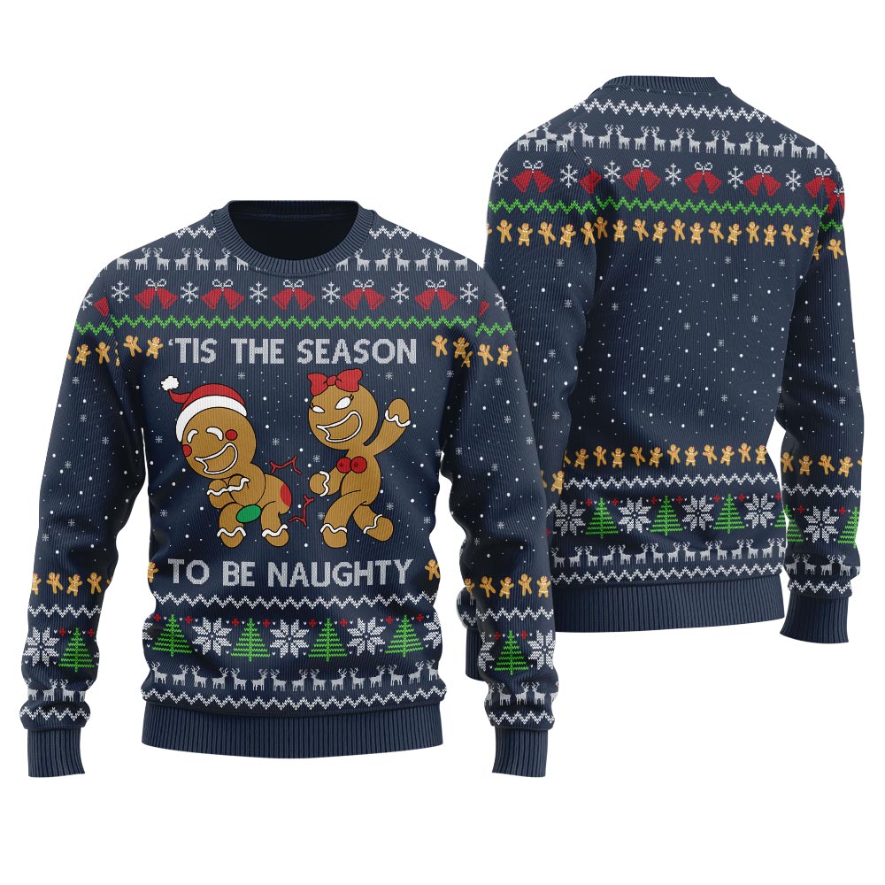Humorous Cookies Ugly Christmas Sweater For Women