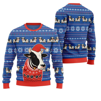 Funny Cow Ugly Christmas Sweater