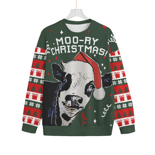 Funny Cow Women's Plus Size Ugly Christmas Sweater