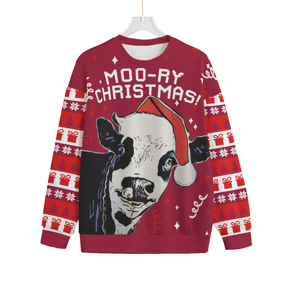 Funny Cow Women's Plus Size Ugly Christmas Sweater