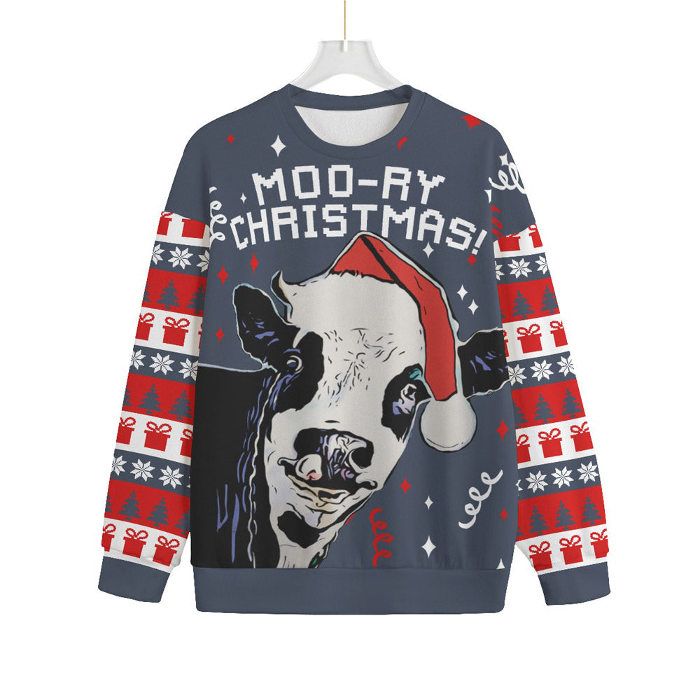 Funny Cow Women's Plus Size Ugly Christmas Sweater
