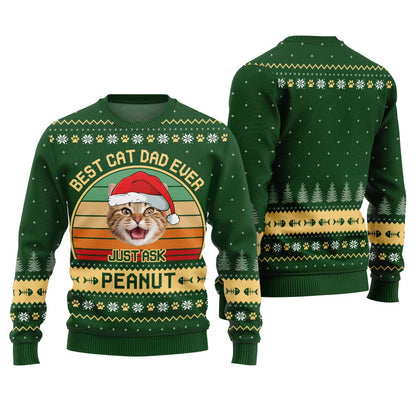 Funny Custom Cat Ugly Christmas Sweater