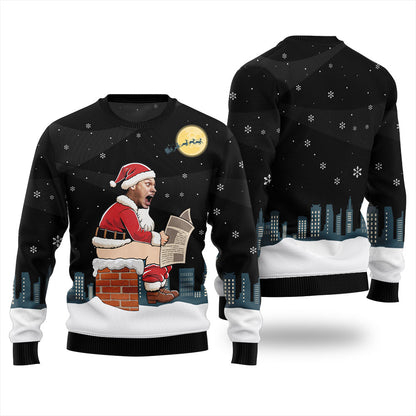 Funny Custom Face Santa Ugly Christmas Sweater