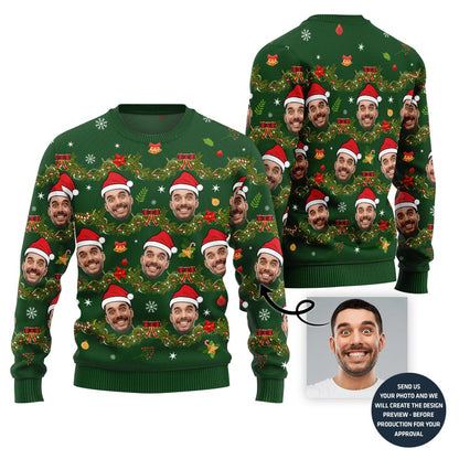 Funny Custom Face Ugly Xmas Sweater