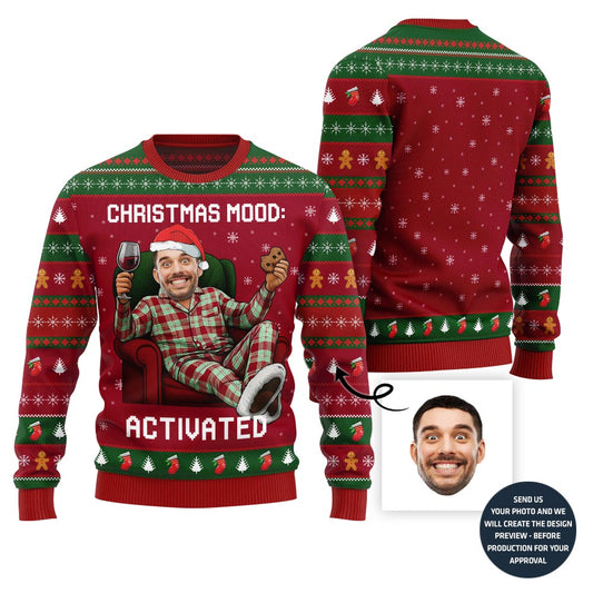 Funny Custom Face Xmas Holiday