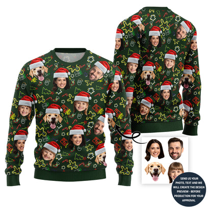 Funny Custom Family Ugly Christmas Sweater