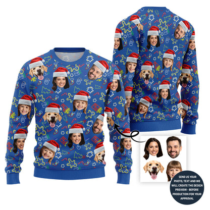 Funny Custom Family Ugly Christmas Sweater
