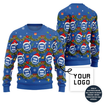 Funny Custom Logo Ugly Xmas Sweater