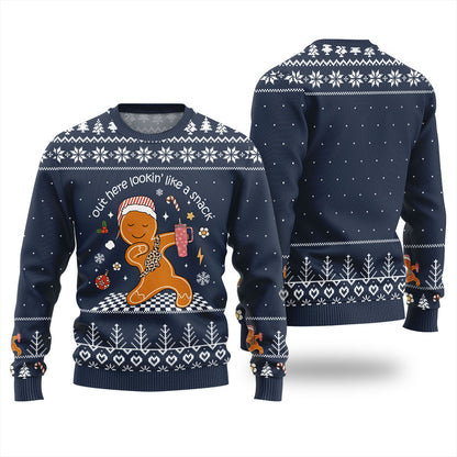 Funny Dancing Gingerbread Christmas Sweater