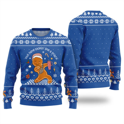 Funny Dancing Gingerbread Christmas Sweater
