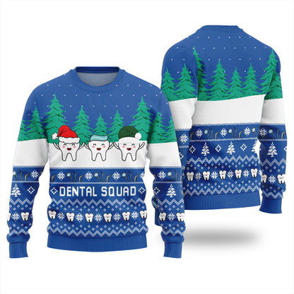 Funny Dental Squad Christmas Sweater For Adults