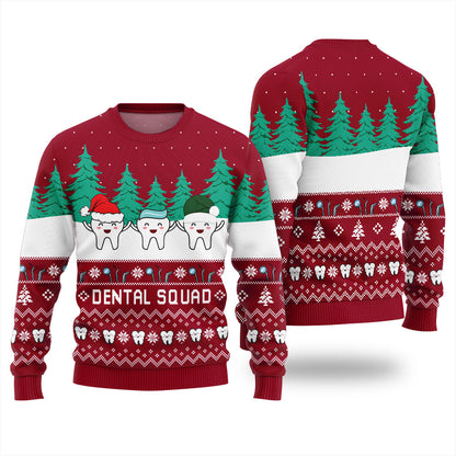 Funny Dental Squad Christmas Sweater For Adults