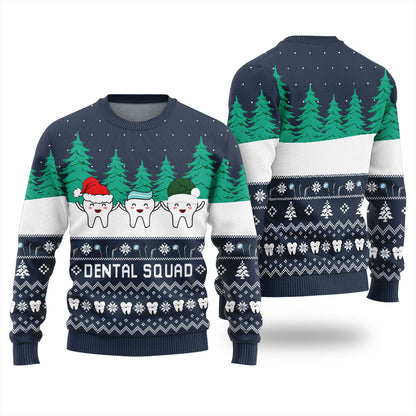 Funny Dental Squad Christmas Sweater For Adults