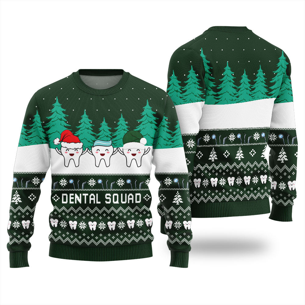 Funny Dental Squad Christmas Sweater For Adults