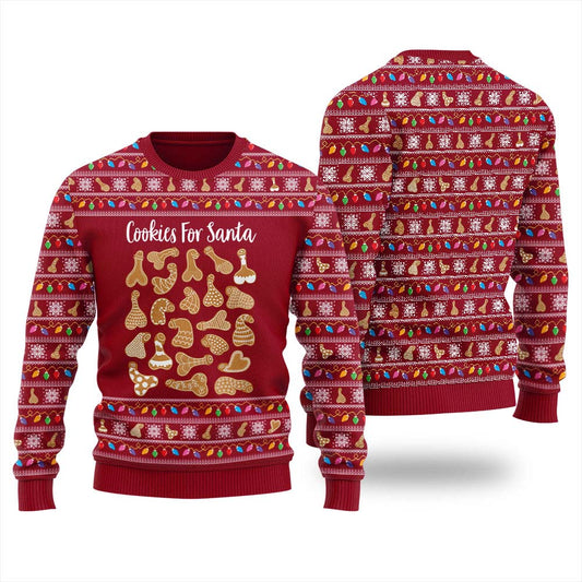 Funny Dick Cookies Christmas Sweater For Women