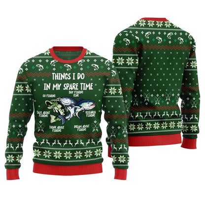 Funny Fishing Ugly Christmas Sweater
